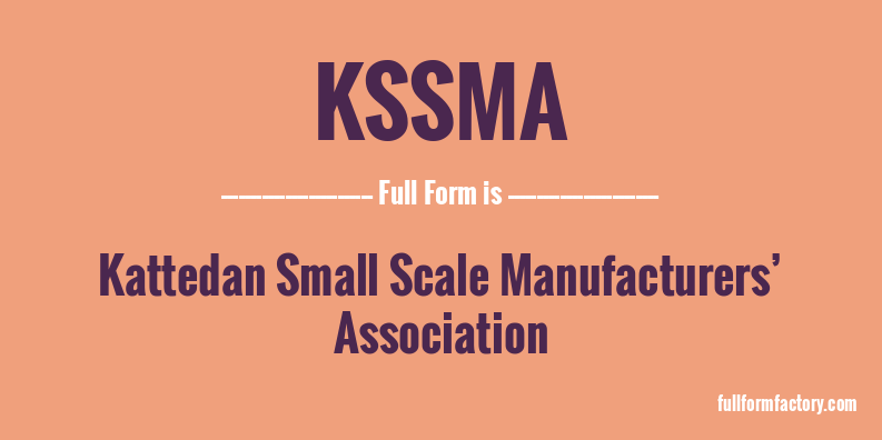 kssma-full-form