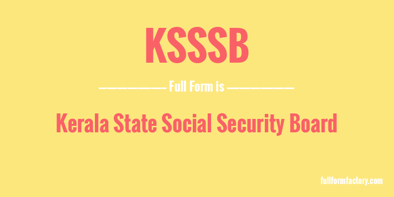 ksssb-full-form