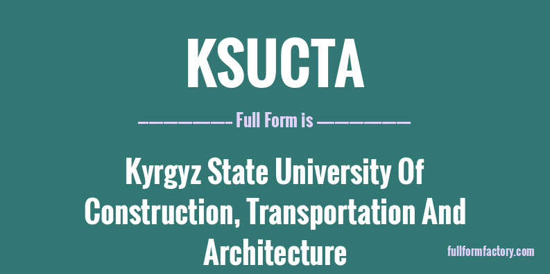 ksucta-full-form