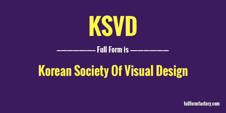 ksvd-full-form