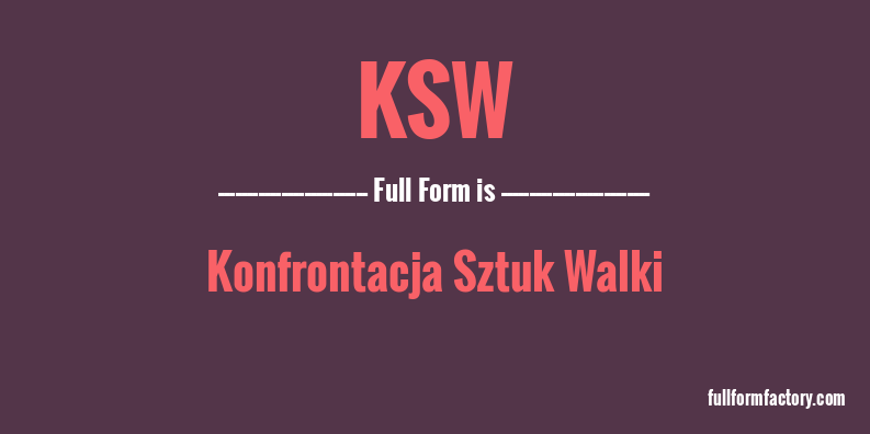 ksw-full-form