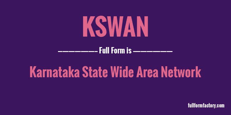 kswan-full-form