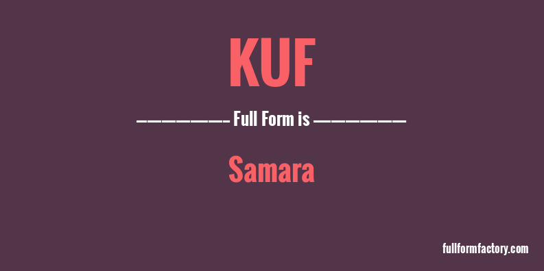 kuf-full-form