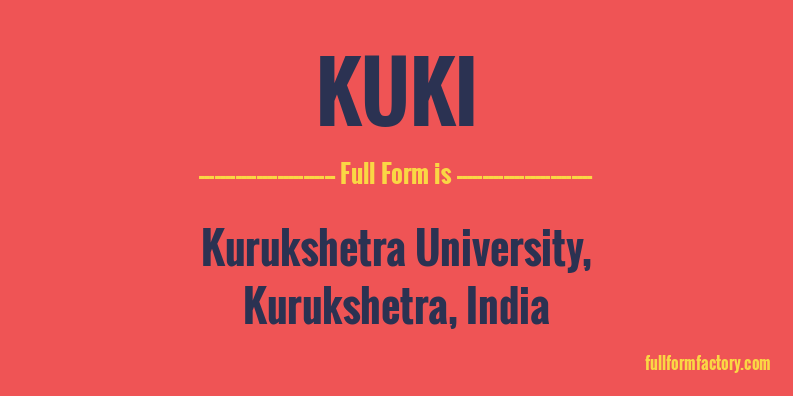kuki-full-form
