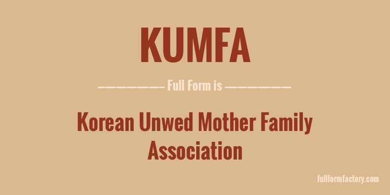 kumfa-full-form