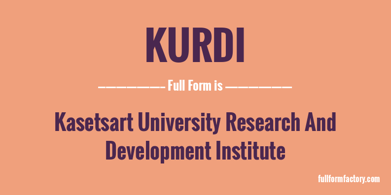 kurdi-full-form