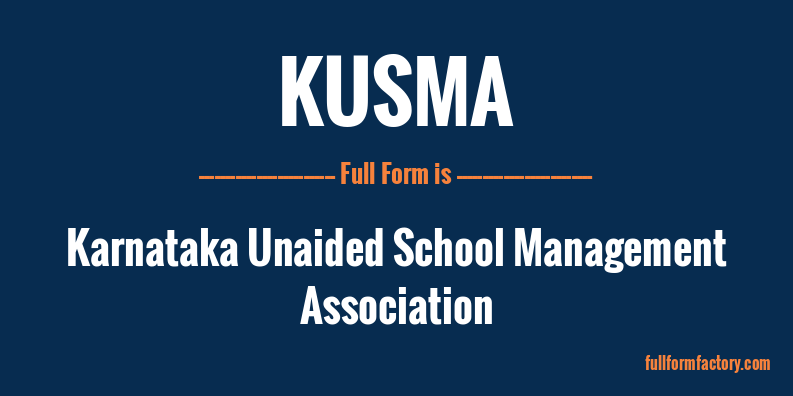 kusma-full-form