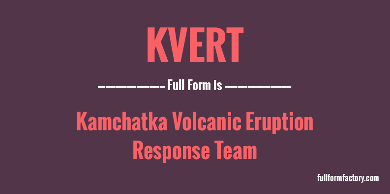 kvert-full-form