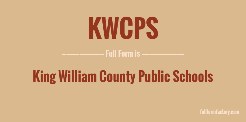 kwcps-full-form