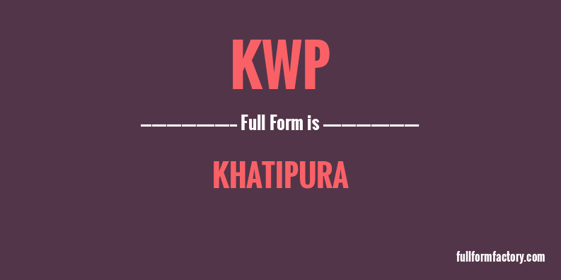 kwp-full-form
