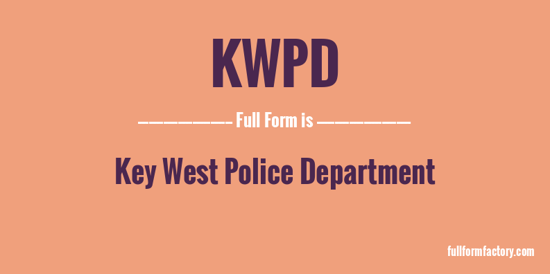 kwpd-full-form