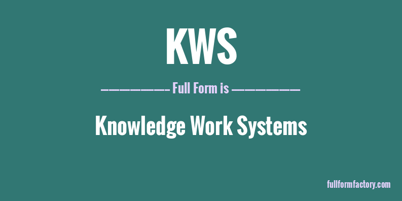 kws-full-form