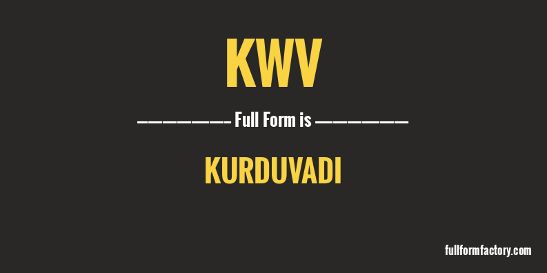 kwv-full-form