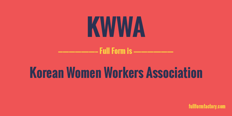 kwwa-full-form