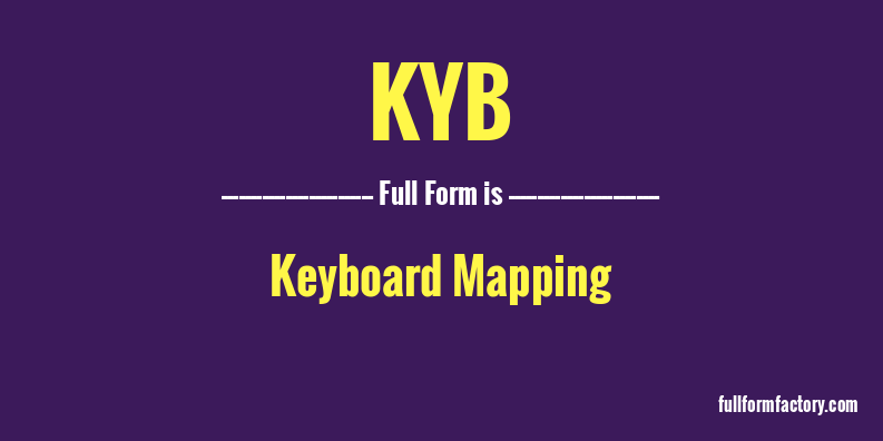 kyb-full-form
