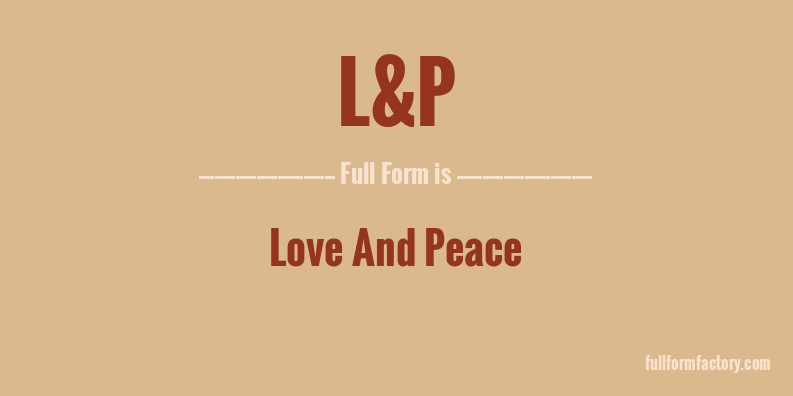 l&p-full-form