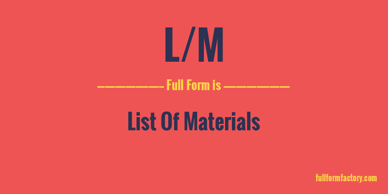 l/m-full-form