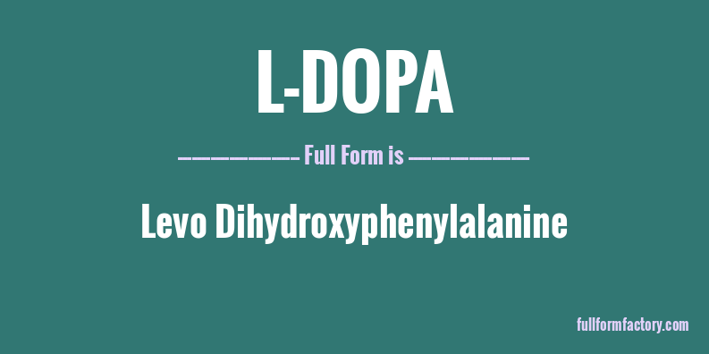 l-dopa-full-form