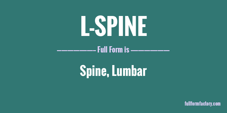 l-spine-full-form