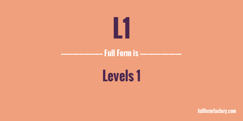 l1-full-form