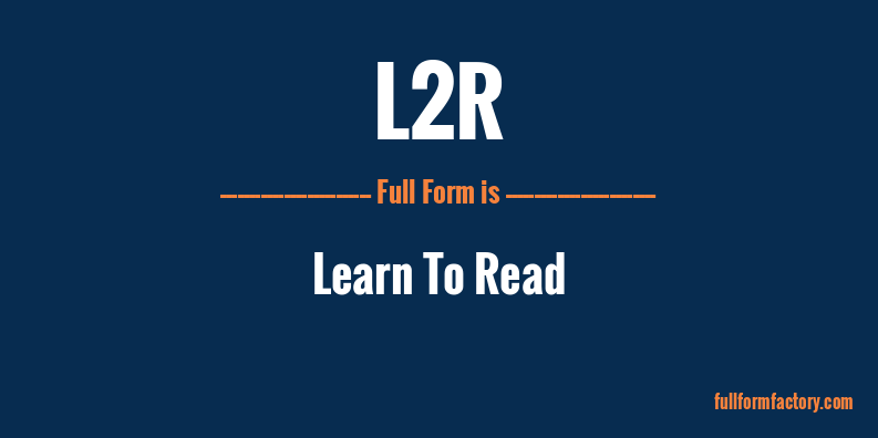l2r-full-form