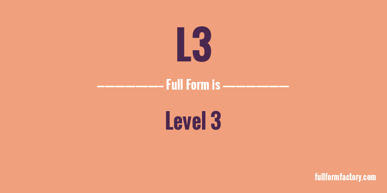 l3-full-form