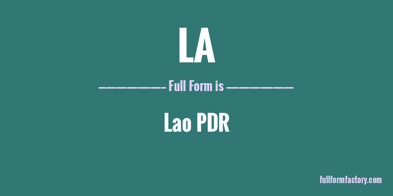 la-full-form