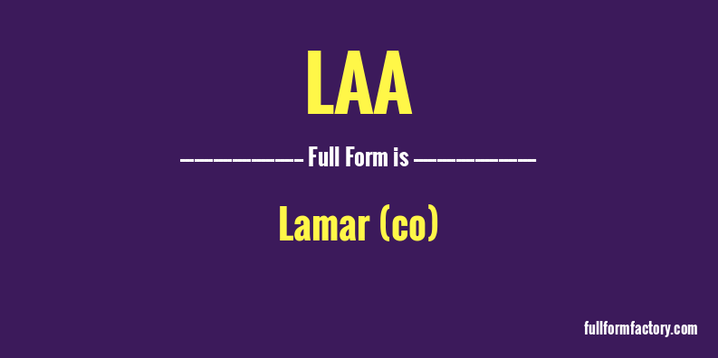laa-full-form