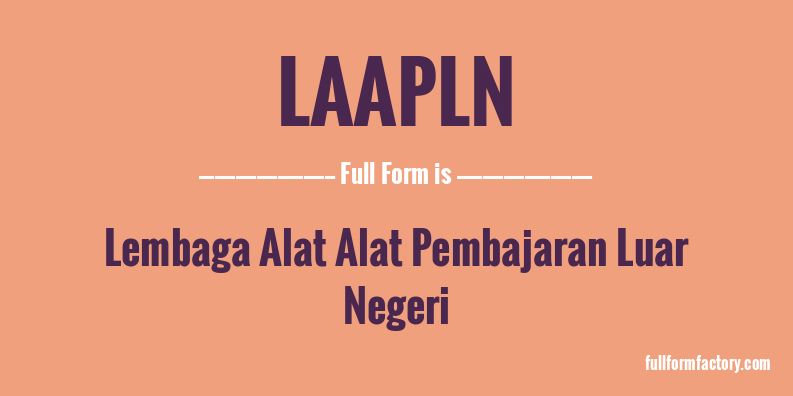 laapln-full-form