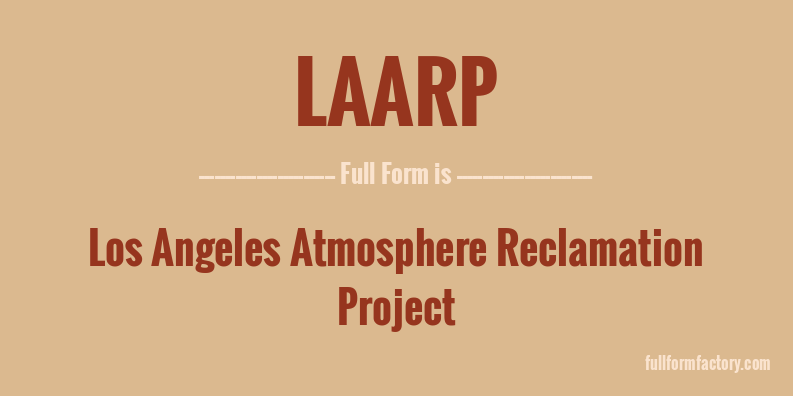 laarp-full-form