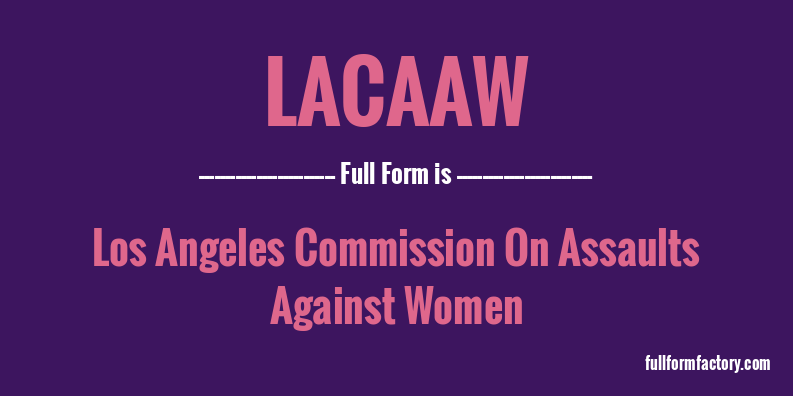lacaaw-full-form