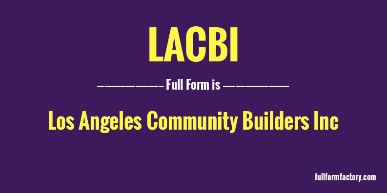 lacbi-full-form
