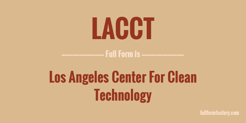 lacct-full-form