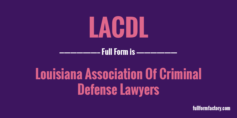 lacdl-full-form