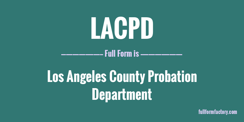 lacpd-full-form
