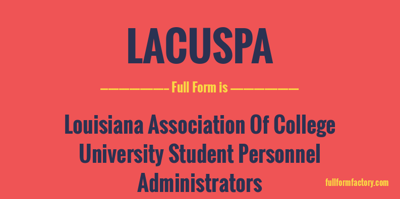 lacuspa-full-form