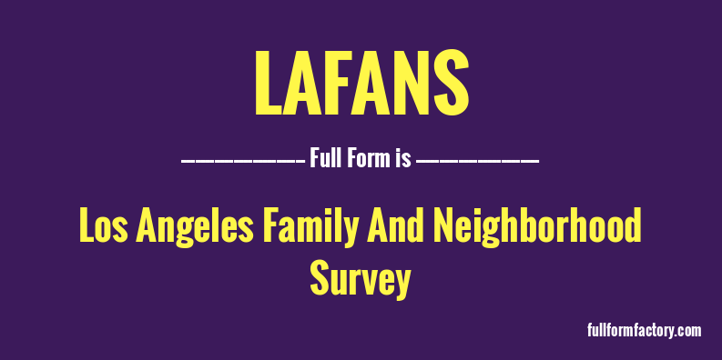 lafans-full-form