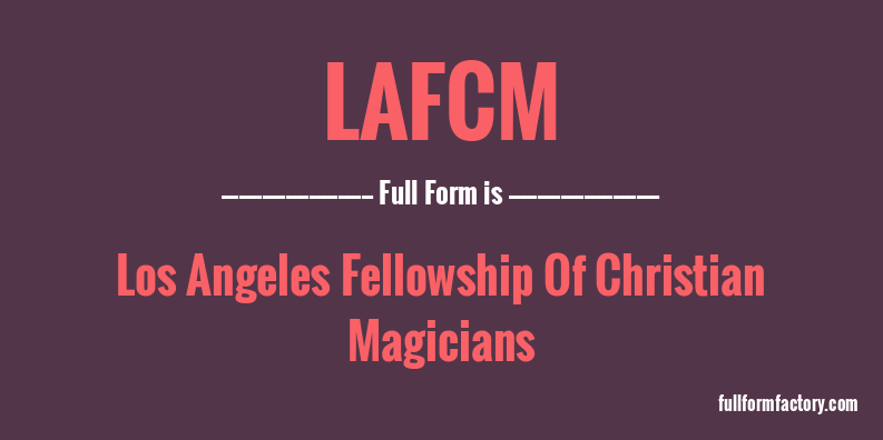 lafcm-full-form