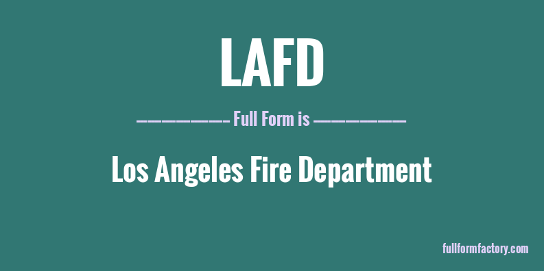 lafd-full-form