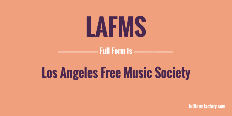 lafms-full-form