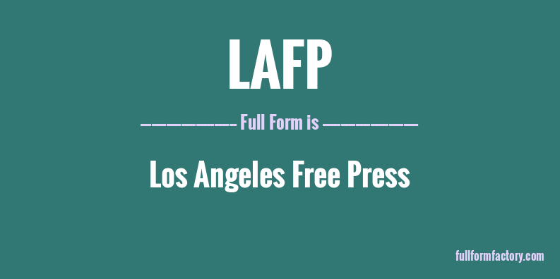 lafp-full-form