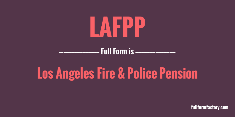 lafpp-full-form