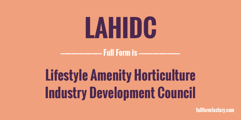 lahidc-full-form