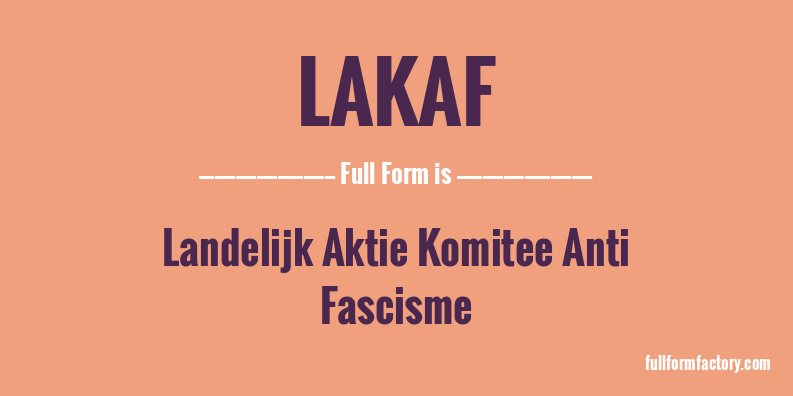 lakaf-full-form