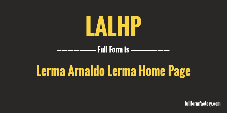 lalhp-full-form