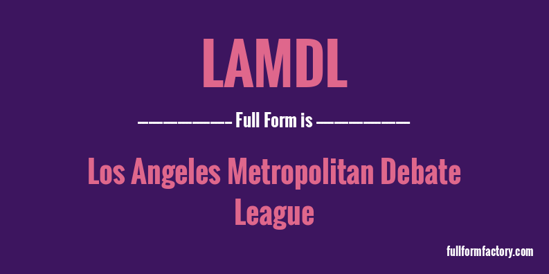 lamdl-full-form
