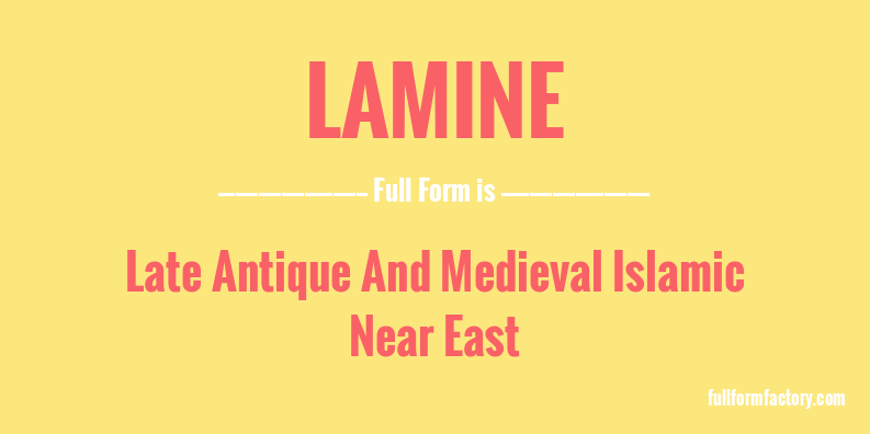 lamine-full-form