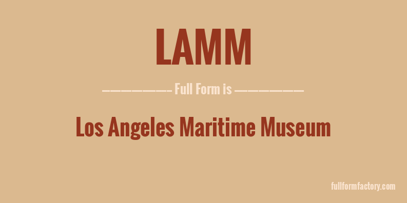 lamm-full-form