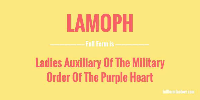 lamoph-full-form