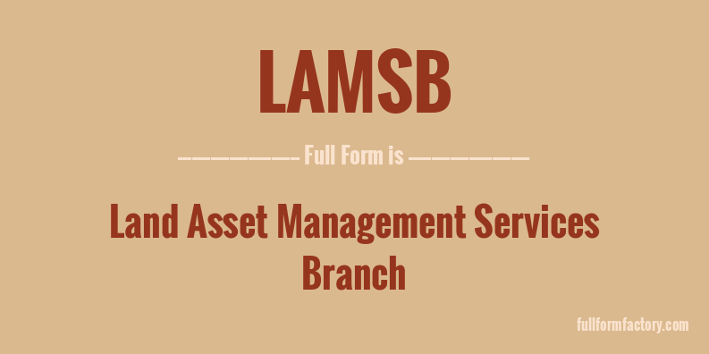 lamsb-full-form